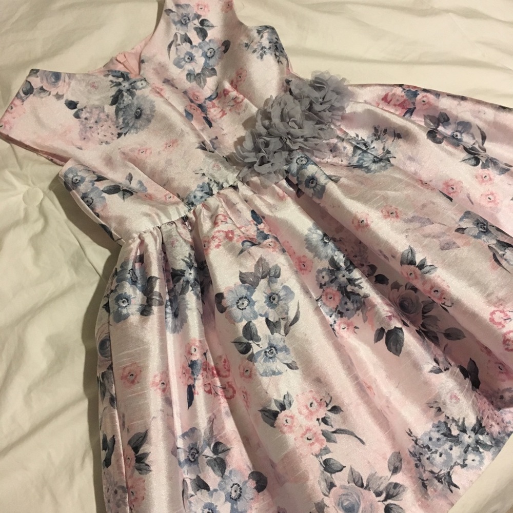 3T Dressy dress pink floral